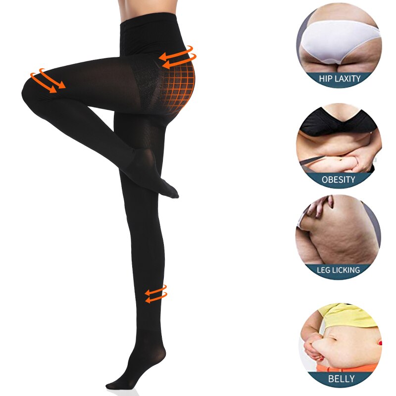 Shapewear Body Shaper Compression Anti Cellulite Leggings Leg Shapers Tummy Slimming Sheath Woman Sculpting Thigh Slimmer Pants - 31205 Find Epic Store