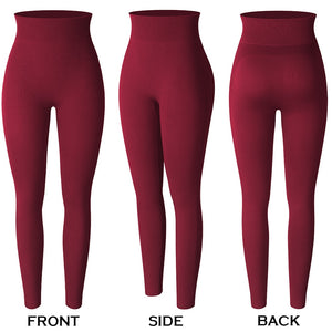 Gym Leggings Women Sports Yoga Pants High Waist Workout Gym Sport Leggings Fitness Legging Seamless Running Tights - 200000614 Style 2-Red / S / United States Find Epic Store