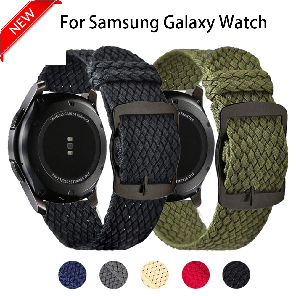 20mm 22mm Nylon Loop Band For Samsung Galaxy Watch 3 41mm 45mm Active2 40mm 44mm Gear S3 Amazfit Breathable Watchband 22mm 20mm - 200000127 Find Epic Store