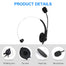 Office Noise Canceling Communication Headphone Wired Call Center Headset for PC Computer Phones Desktop for Drivers/Call Center - 63705 Find Epic Store