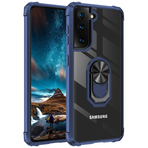 Case For Samsung Galaxy S21 Ultra 5G S21+ S20 Ultra S20 FE Case, WEFOR Military-Grade Clear Crystal Cover+Car Mount Kickstand - 380230 for Galaxy S20 / Blue / United States Find Epic Store