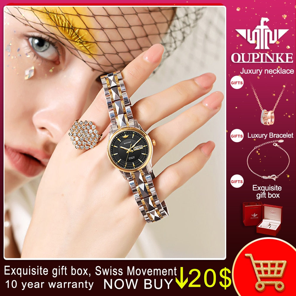 OUPINKE Fashion 4pcs Set Luxury Women Watch - 200363143 Find Epic Store