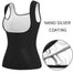 Women Sauna Tank Top Workout Waist Trainer Weight Loss Polyurethane Shapewear Slimming Sheath Body Shaper Sweat Vest Corset - 31205 Black / S / United States Find Epic Store
