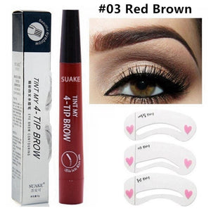 3D 5 Color Waterproof Natural Eyebrow Pencil - 200001132 03 set / United States Find Epic Store