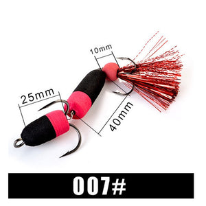 ZK30 1pc Fishing Lure Soft Lures Foam Bait Swimbait Wobbler Bass Pike Lure Insect Artificial Baits Pesca - 100005544 007 / United States Find Epic Store