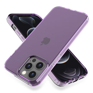 Case For Apple iPhone 13 Pro Max Case 5G(2021) Full-Body Rugged Holster Cover Clear TPU for iPhone 13 Pro 6.1" - 380230 for iPhone 12 / Purple / United States Find Epic Store