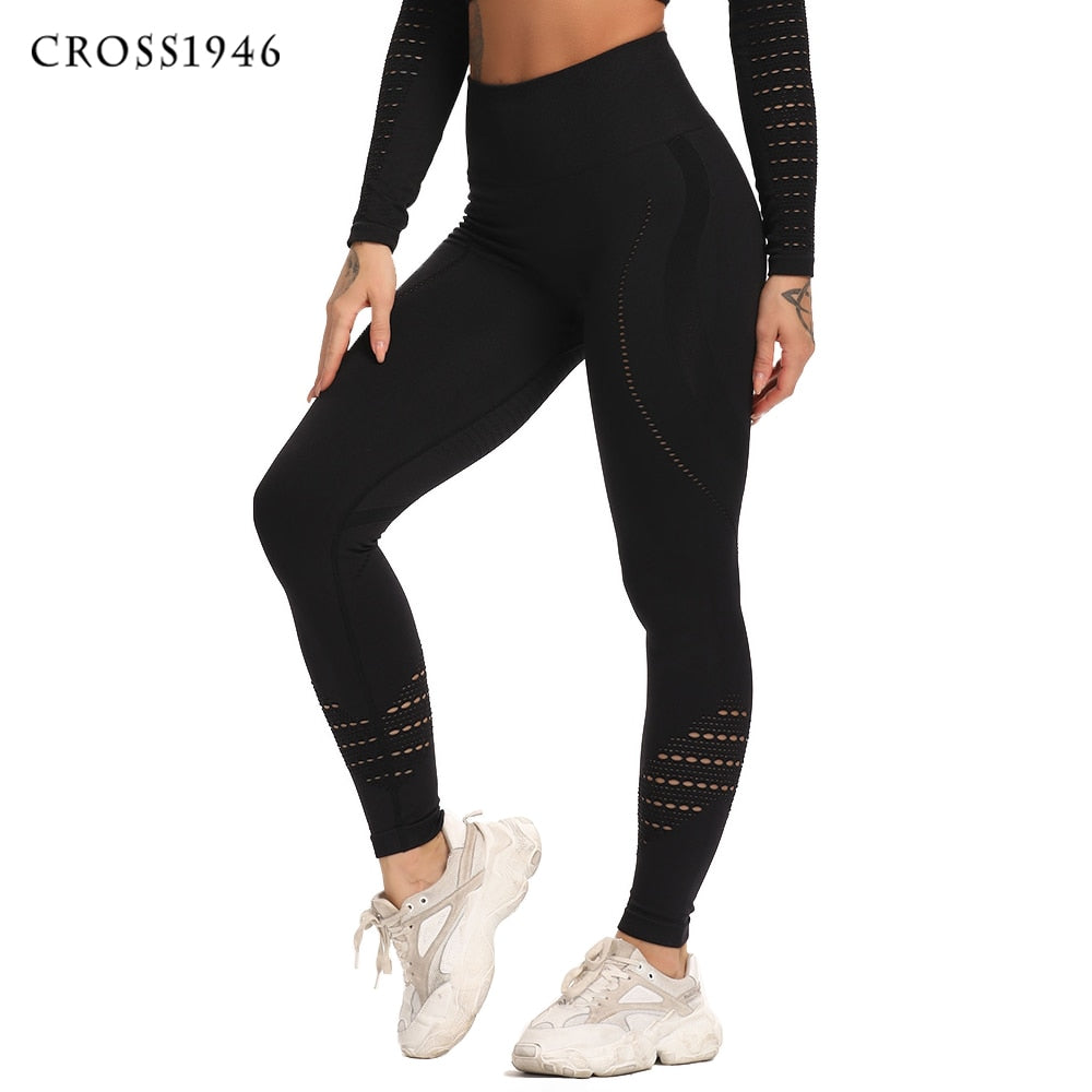 Seamless Fitness High Waist Yoga Pants - 200000614 Find Epic Store