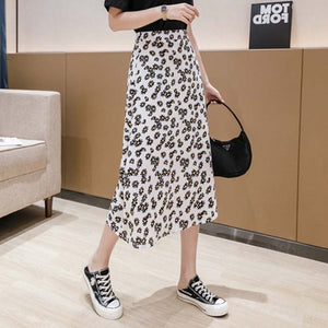 Daisy Print Mid-length Skirt - 349 BS0360-1 / S / United States Find Epic Store