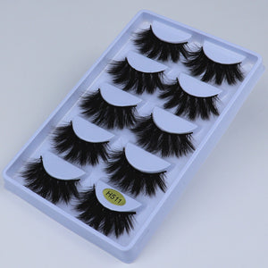 High quality 3D lashes 5 pairs 20mm artificial mink eyelashes, dramatic curly hair false eyelash extension cosmetics - 200001197 H511 / United States Find Epic Store