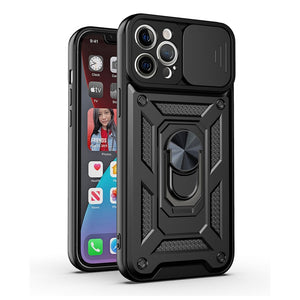 Black Color Case - Slide Camera Lens Protection Cases for iPhone 11 12 Pro Mini XS Max XR X 7 8 Plus SE 2020 Armor Shockproof Bumpers Back Cover - 380230 For iPhone 7 / Black Phone Cases / United States Find Epic Store