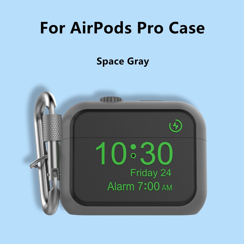 Silicone For AirPods Pro 3 Case Retro luxury Earphone Cover with keychain design Cases Accessories for AirPods Pro 2 1 Case - 200001619 United States / Space Gray Find Epic Store