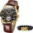 Top Brand Men Mechanical Sapphire Automatic Watch - 200033142 two tone black / United States Find Epic Store