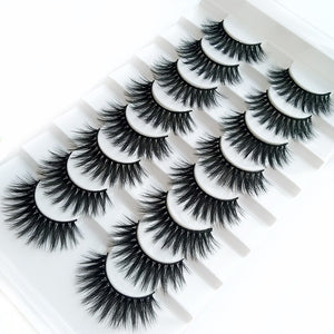 8 pairs of handmade mink eyelashes 5D eyelashes extensions - 200001197 0.07mm / 5D-35 / United States Find Epic Store
