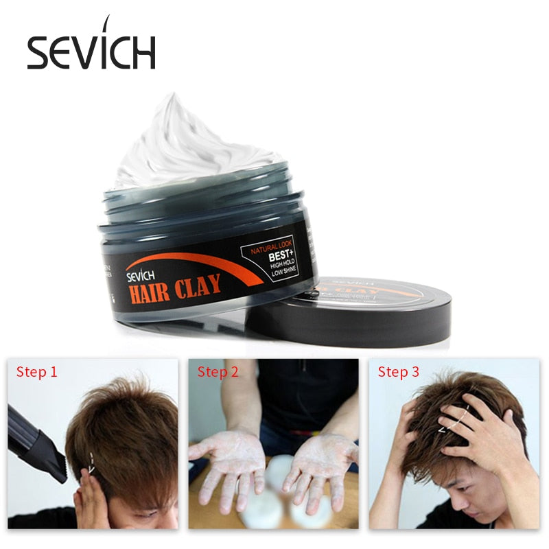 Strong High Hold Hair Styling Clay Pomades Low Shine Matte Finished Molding Cream Long Lasting Stereotype Hair Wax - 200001186 Find Epic Store