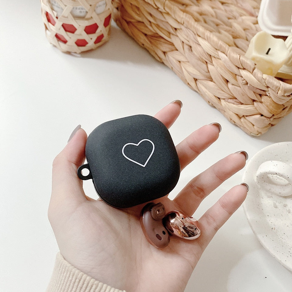 For Samsung Galaxy Buds live Cover earphone protector sleeve Cute simple love hard shell Accessories for Samsung buds live Case - 200001619 Find Epic Store