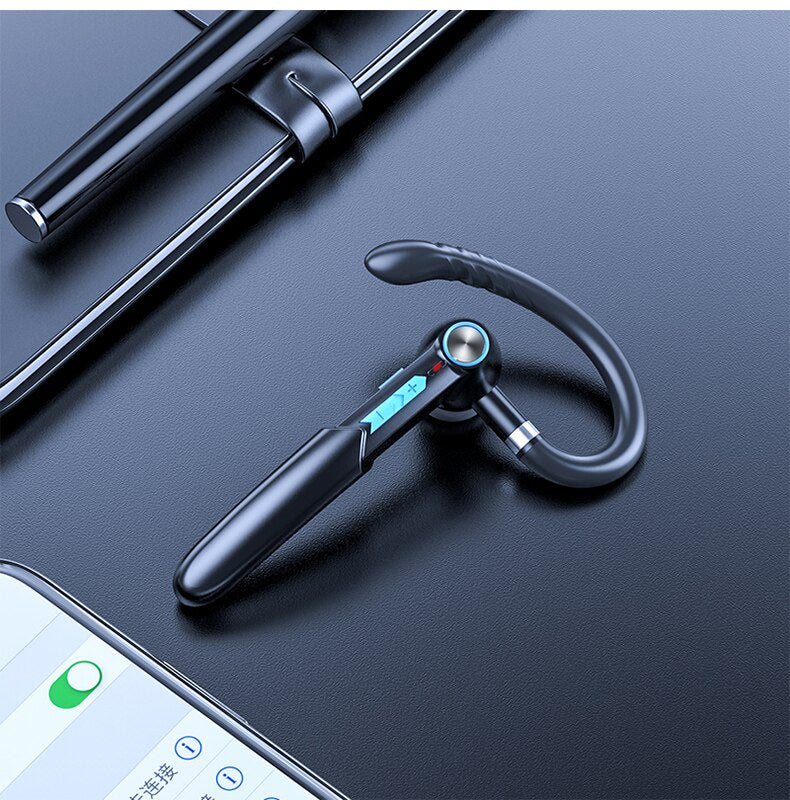 ZK40 2020 ME-100 5.0 Button+ Touch Control Bluetooth Earphone Wireless Headphones Single Business Earphone Noise Reduct Headset - 63705 C / United States Find Epic Store