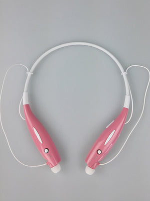 Wireless Neckband Earphones with Microphone Bluetooth 4.0 In-Ear Earphones Earbud - 63705 Pink Find Epic Store