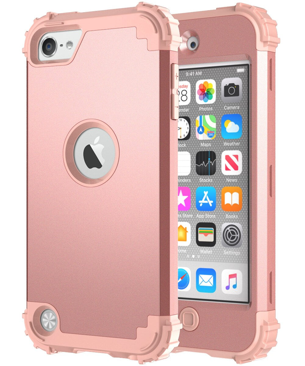 For iPod touch 5/6/7 case Luxury High Quality Strong Hard PC Silicone Protective case For iPod touch 5/6/7 back cover - 380230 For ipod touch 5 / Rose Gold / United States Find Epic Store