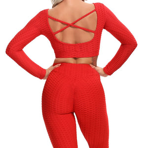 Seamless Workout Gym Yoga Suit Wear - 200002143 Red / S / United States Find Epic Store