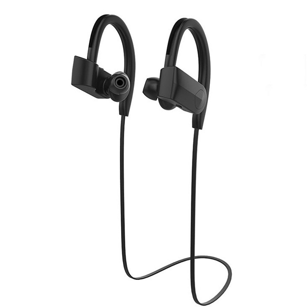 In-ear Sports Bluetooth Headset Stereo Music Earphones Sweatproof Bluetooth Ergonomic Design Bluetooth Earphone for Smartphone - 63705 Black / United States Find Epic Store