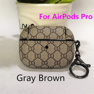 Cover for Airpods Pro 2 1 Luxury Airpod Earphone Protector Designer Air Pod Case Accessories with Keychain for Airpodspro Cases - 200001619 United States / Pro Gray Brown Find Epic Store