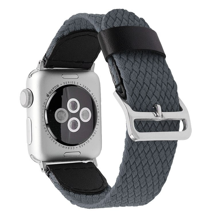 Nylon Braided for Apple Watch Band 38mm 40mm 44mm 42mm Fabric Nylon Belt Bracelet for IWatch Series 6 3 4 5 Se Strap - 200000127 United States / grey / For 38mm and 40mm Find Epic Store