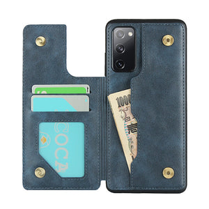 Flip Leather Case for Samsung Galaxy S20 FE A20 A30 A81 Note 10 Plus Note 20 Ultra Note 10 lite Wallet Cover Cases - 380230 For S20 FE / Blue / United States Find Epic Store