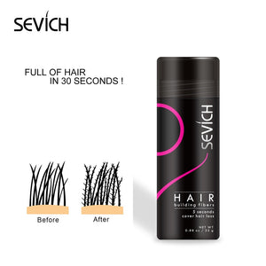 Keratin Hair Building Fibers OEM label 10 Colors Powders Hair Thickening Growth Hair Powder Dye SEVICH 25g - 200001174 Find Epic Store