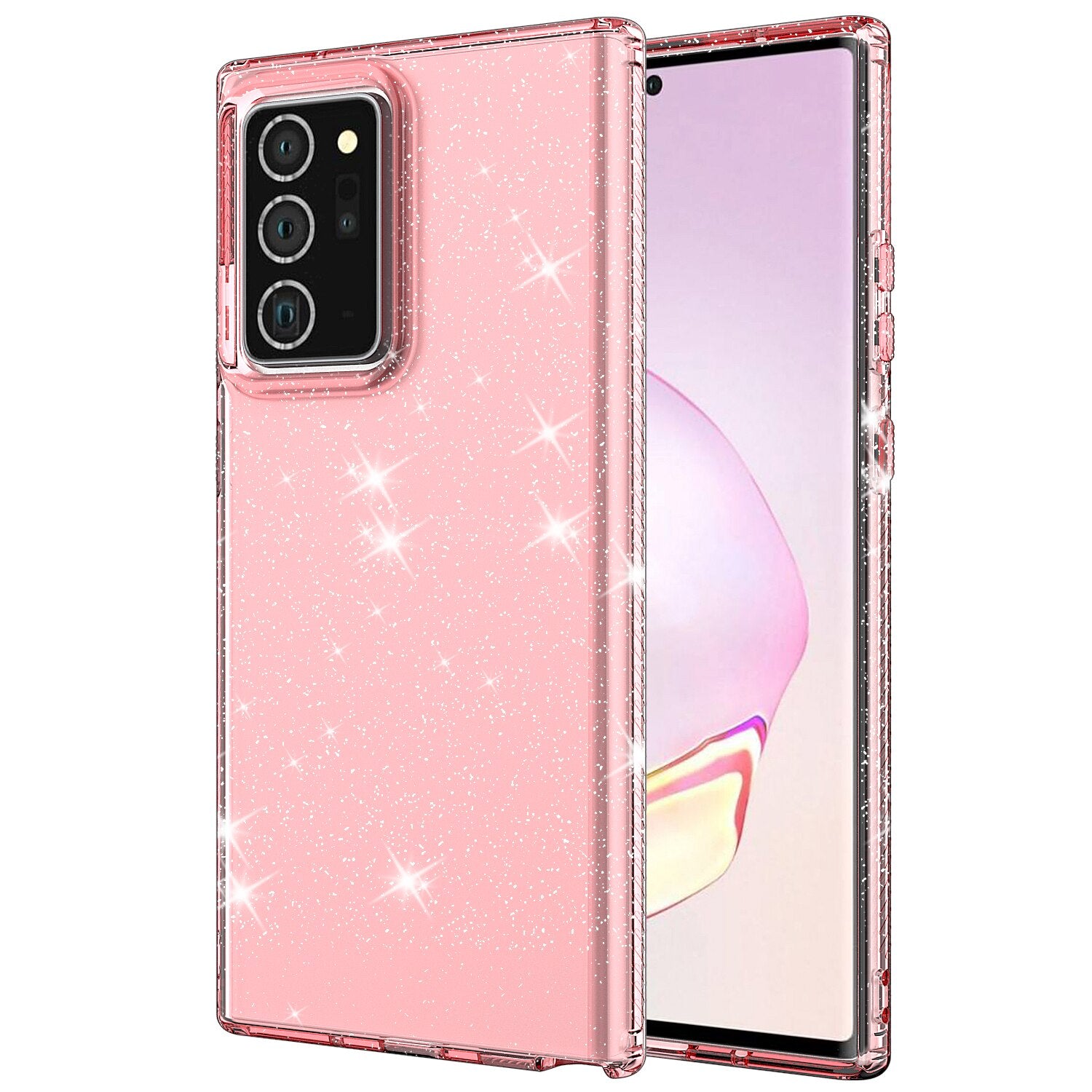 Glitter Case For Samsung Note 20 Ultra Case Galaxy Note 20 Cover Clear Matte Anti-fall for Samsung Galaxy Note 20 Ultra - 380230 for Note 20 / Pink / United States Find Epic Store