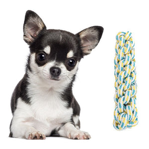 Dog Toys Pet Tooth Cleaner Bite Resistant Molar Corn Cotton Braided Rope Stick Chewing Interaction Pet Supplies - 200003723 Find Epic Store