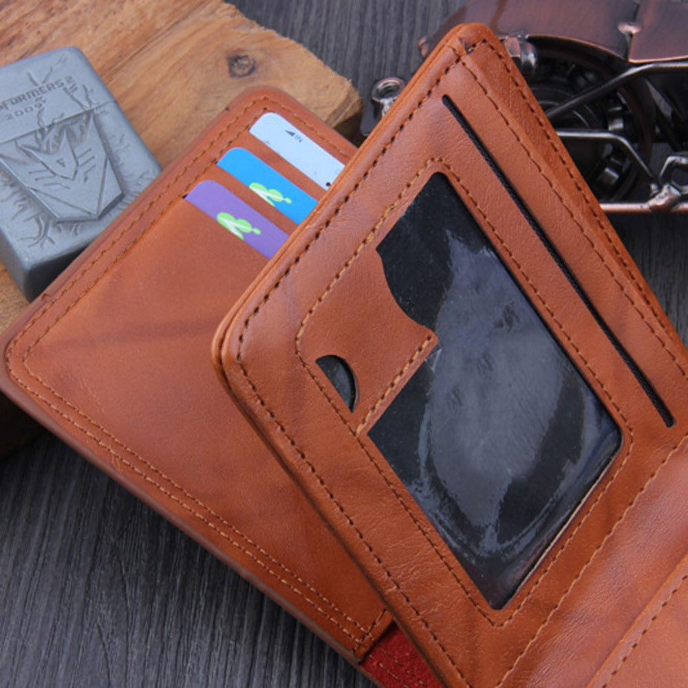 Money Wallet Newest Unisex Us Dollar Bill Wallet Brown Leather Wallet Bifold Credit Card Photo Men Wallet High Quality - 152405 Find Epic Store