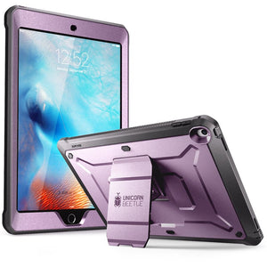 iPad 9.7 Case (2018/2017) Heavy Duty Full-Body Rugged Protective Case with Built-in Screen Protector - 200001091 Violet / United States Find Epic Store