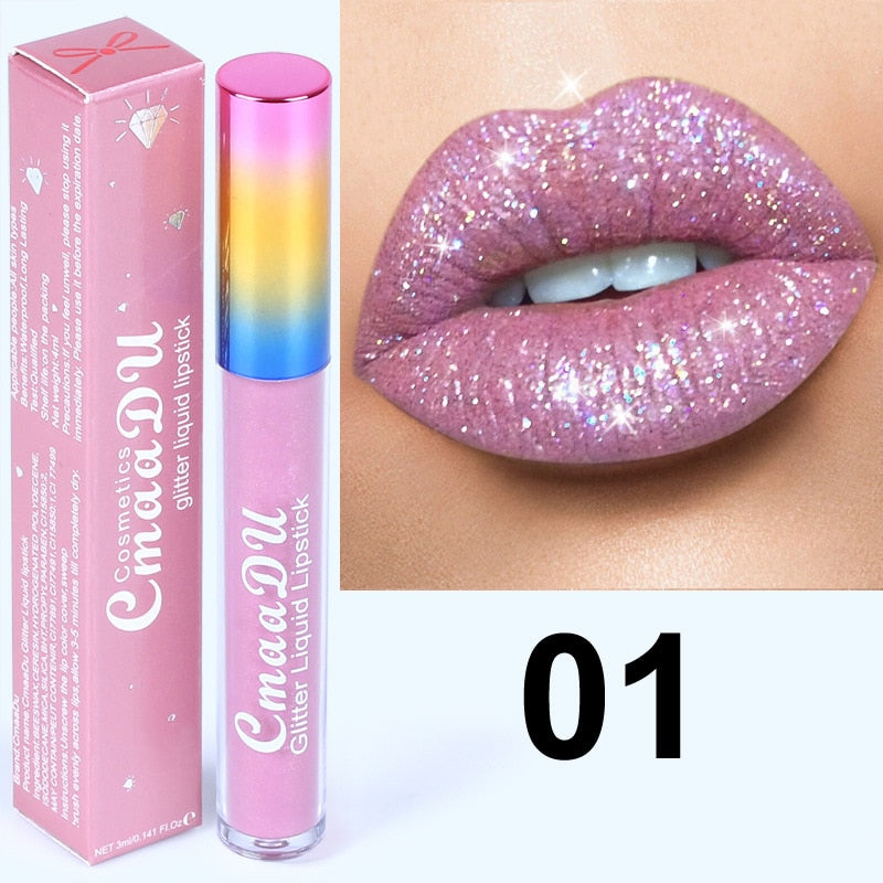 New Shiny Diamond Waterproof Liquid Lipstick - 200001142 01 / United States Find Epic Store