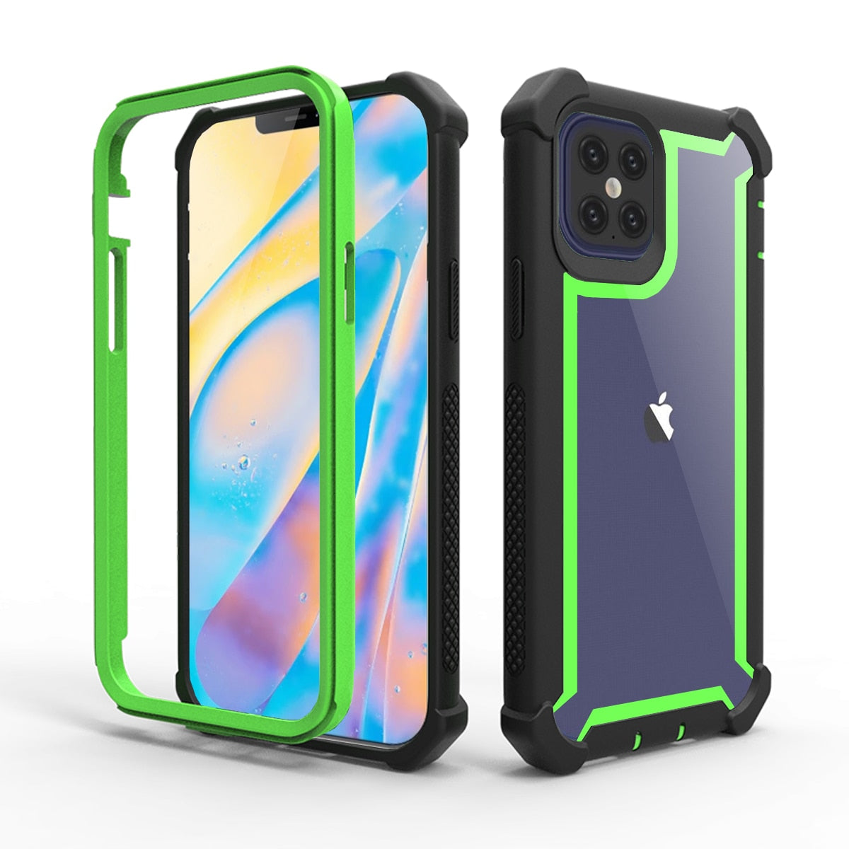 Case for iPhone 12 Pro Max Shockproof Cover Silicone Clear Back Cover Heavy Duty Protection Doom armor PC+Soft TPU Phone Case - 380230 Find Epic Store
