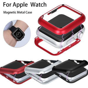 Watch Cover Case Magnetic Cover for Apple Watch 6 5 4 SE 3 44mm 40mm Metal Watch Protector for iWatch Series 38mm 42mm - 200000127 Find Epic Store