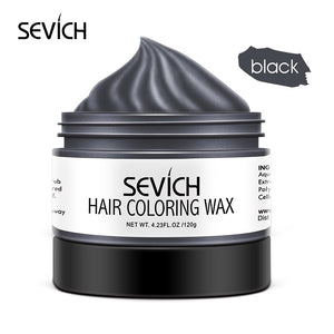 Sevich 9 Colors Unisex Hair Color Wax Temporary Hair Dye Strong Hold Disposable Pastel Dynamic Hairstyles Black Hair Color Cream - 200001173 United States / Black Find Epic Store