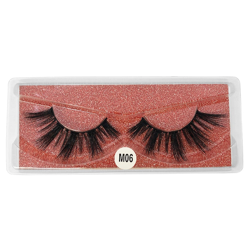 Wholesale eyelashes 10/50/100pcs Color Box Mixed 3D Mink Eyelashes - 200001197 Find Epic Store