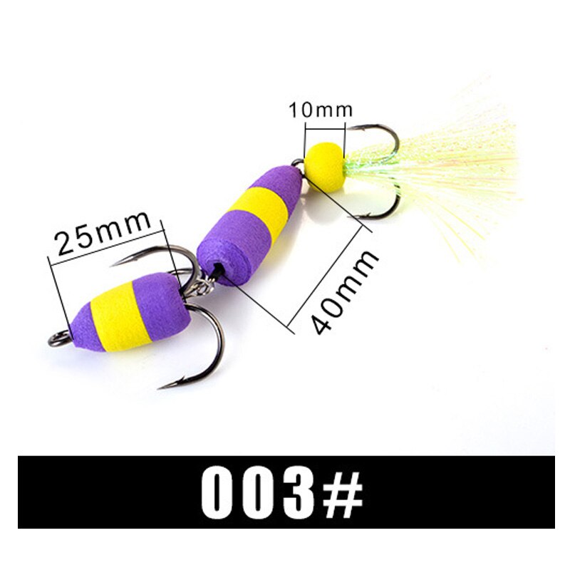 ZK30 1pc Fishing Lure Soft Lures Foam Bait Swimbait Wobbler Bass Pike Lure Insect Artificial Baits Pesca - 100005544 003 / United States Find Epic Store
