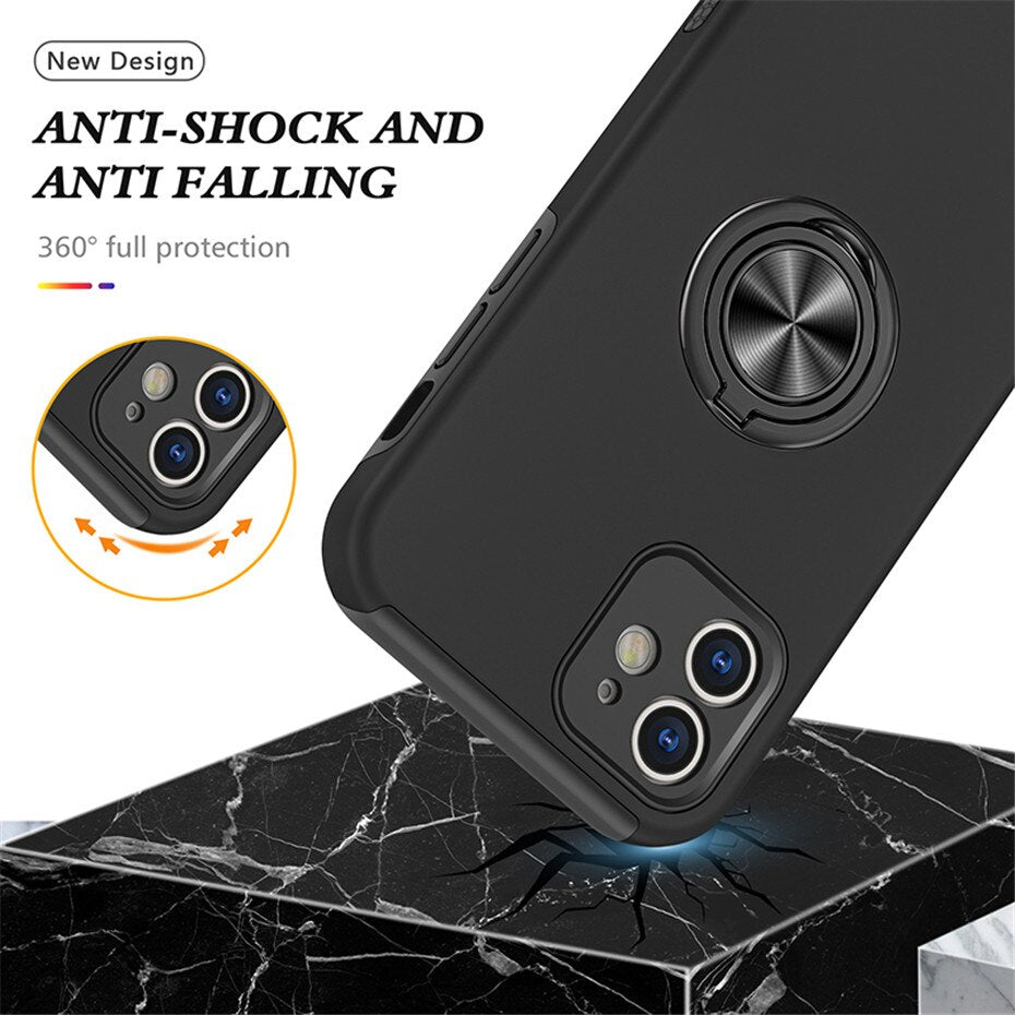 Black Color Case - Shockproof Back Cover Phone Case For iPhone iPhone 6/6s/6 Plus/7/7 Plus/8/8 Plus/X/XR/XS/XS Max/SE(2020)/11/11 Pro/11 Pro Max/12/12 Pro/12 Mini/12 Pro Max - 380230 Find Epic Store