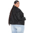 Plus Size Faux Leather Puff Sleeve Vintage Jackets - 200001909 Find Epic Store