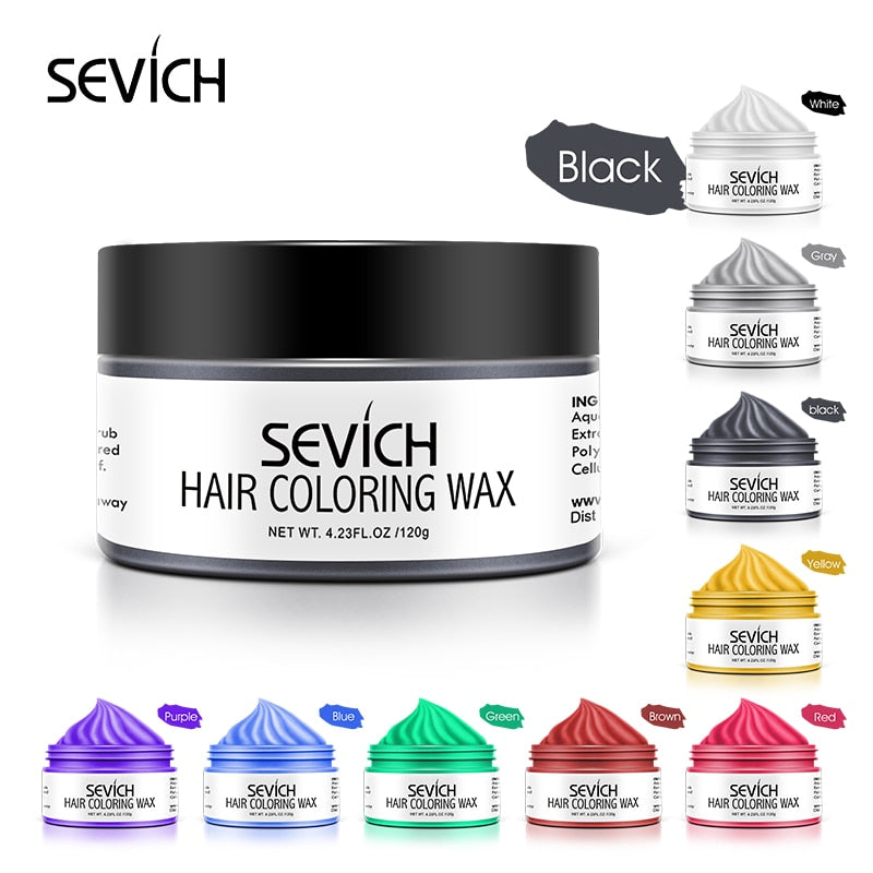 Temporary Hair Color Wax Salon Hair Coloring Styling Unisex Gray Disposable Dynamic Cake Party DIY Hairstyles 120g - 200001173 Find Epic Store