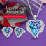 Women Necklace Earrings Jewelry Set Embellished With Crystals Women Heart Pendant Stud Fashion Jewelry - 100007324 Find Epic Store