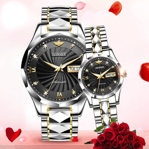 OUPINKE Fashion Couple Watches - 200362143 black / United States Find Epic Store