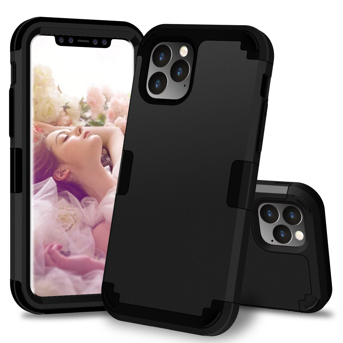For Apple iPhone 11 2019 Case Shockproof Protect Hybrid Hard Rubber Impact Armor Phone Cases For iPhone 11 2019 Cover - 380230 for iPhone X XS / BLACK / United States Find Epic Store