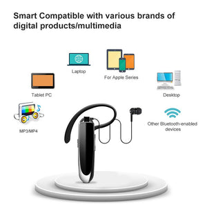 ZK50 K200 Bluetooth Headset Bluetooth 5.0 Handsfree Headphones Mini Wireless Earphone For Android Universal Business Driving - 63705 Find Epic Store