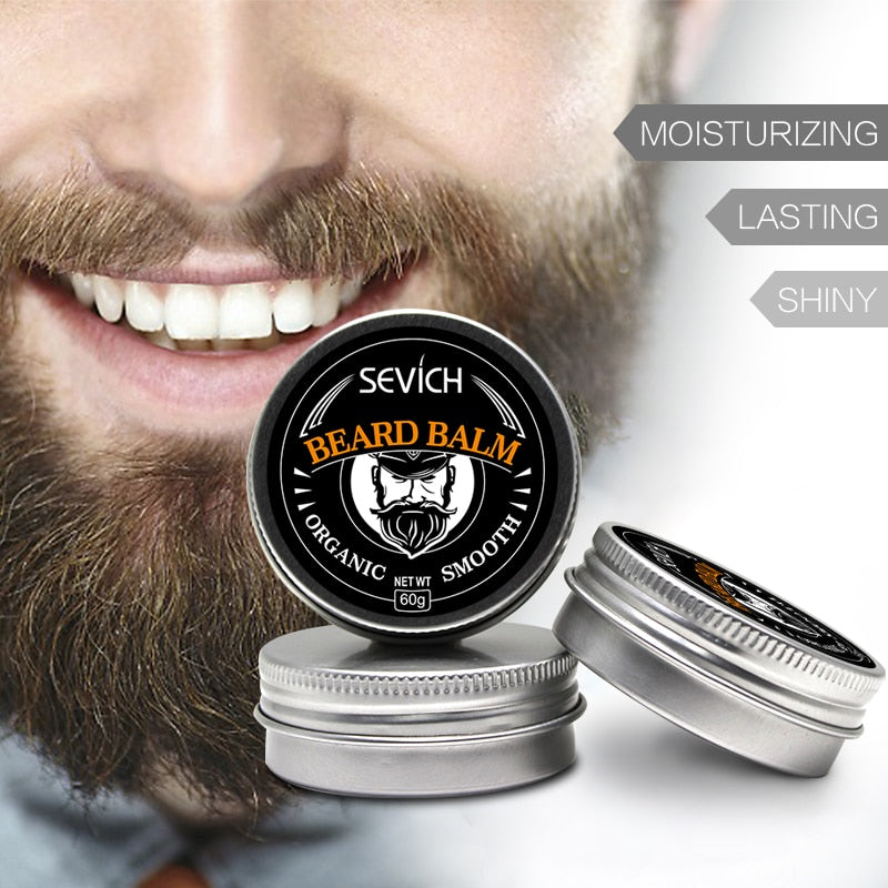 Sevich Natural Beard Balm Wax Professional Beard Care Products Organic Moustache Wax For Beard Smooth Styling - 200001174 Find Epic Store