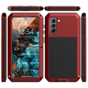 For Samsung Galaxy S21 Ultra/S21 Plus Case Aluminum Metal Case Original Shockproof Drop Heavy Duty Protection Doom Armor for S21 - for Galaxy S21 / Red phone case / United States Find Epic Store