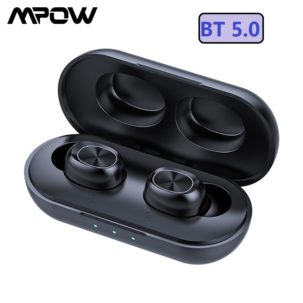 8D Stereo Wireless Bluetooth Earbuds Bluetooth 5.0 Binaural Call Touch Control Digital Display Earphones for iPhone 11 Plus/X/XR - 63705 Find Epic Store