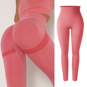 Women Seamless Leggings High Waist Butt Lifter Yoga Pants Tummy Control Compression Leggins Fitness Running Outfits Workout Pant - 0 Red 4 / S / United States Find Epic Store