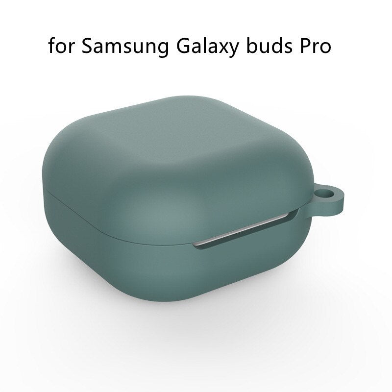 For buds Pro Case for Samsung Galaxy buds live/Pro Case Shell Accessories anti-drop Shockproof Soft silicone earphone protector - 200001619 United States / Dark green Pro Find Epic Store